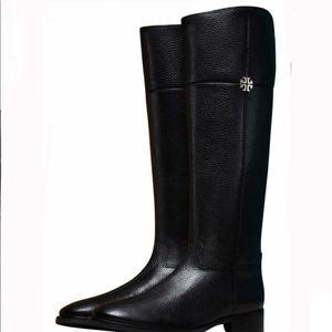 Tory Burch Jolie Boots, Black, Size 10 EUC